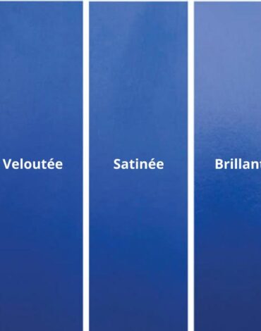 Peinture mate, satinée ou brillante